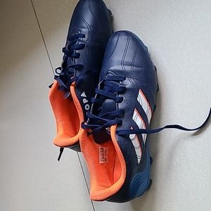 Adidas Soccer Cleets 7 Blue/Orange